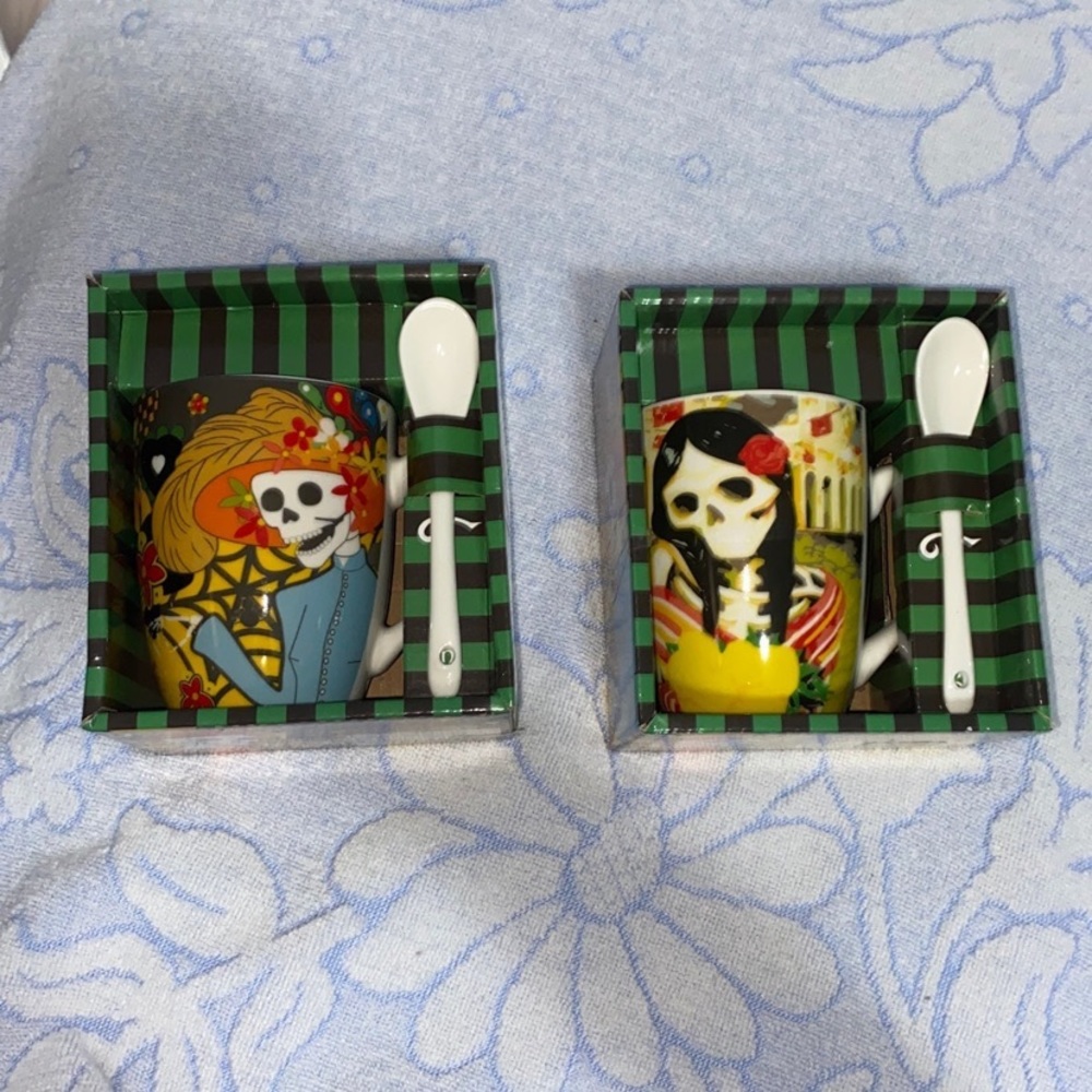 His&Hers Skeleton Mug Set